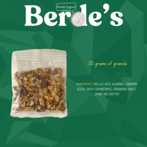 30g handmade granola topping